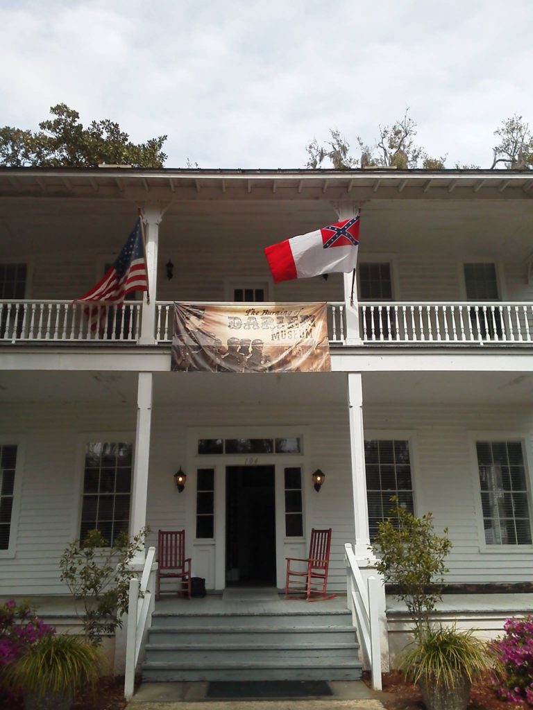 Burning of Darien Museum facade